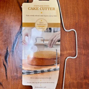 Adjustable 2-Wire Layer Cake Cutter and Leveler Baking Stainless New Anderson's