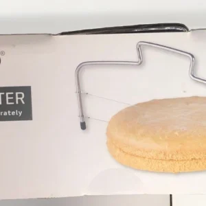 Double Line CAKE Bread Cutter Wire Line Kitchen Baking Leveller Adjustable UK