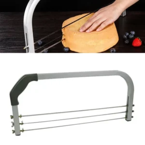 Wide Cutting Range Cake Slicer for Various Cake Sizes and Layer Thicknesses