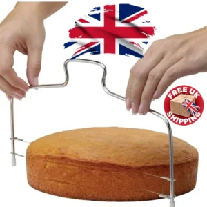 Stainless Steel Cake Cutter Slicer Tool - Wire Leveller for Baking, Bread UK