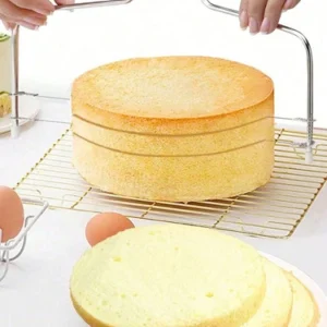 Cake Cutter Wire – Adjustable Cake Leveller, Double Cutting Stainless Steel UK